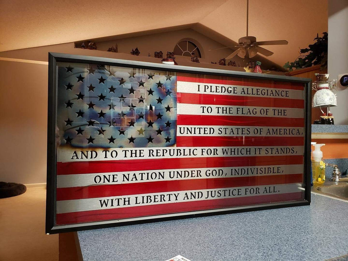 PLEDGE OF ALLEGIANCE FLAG