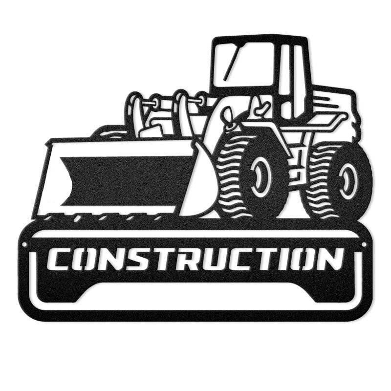 Construction Machines Vehicle Monogram