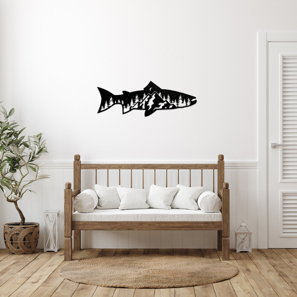Trout Fish Design Wall Art