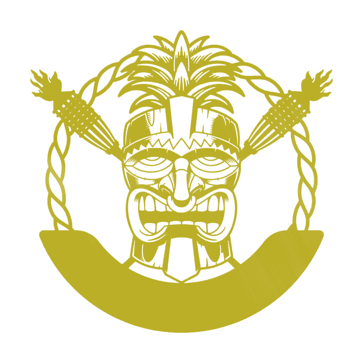 Tiki Beach Monogram