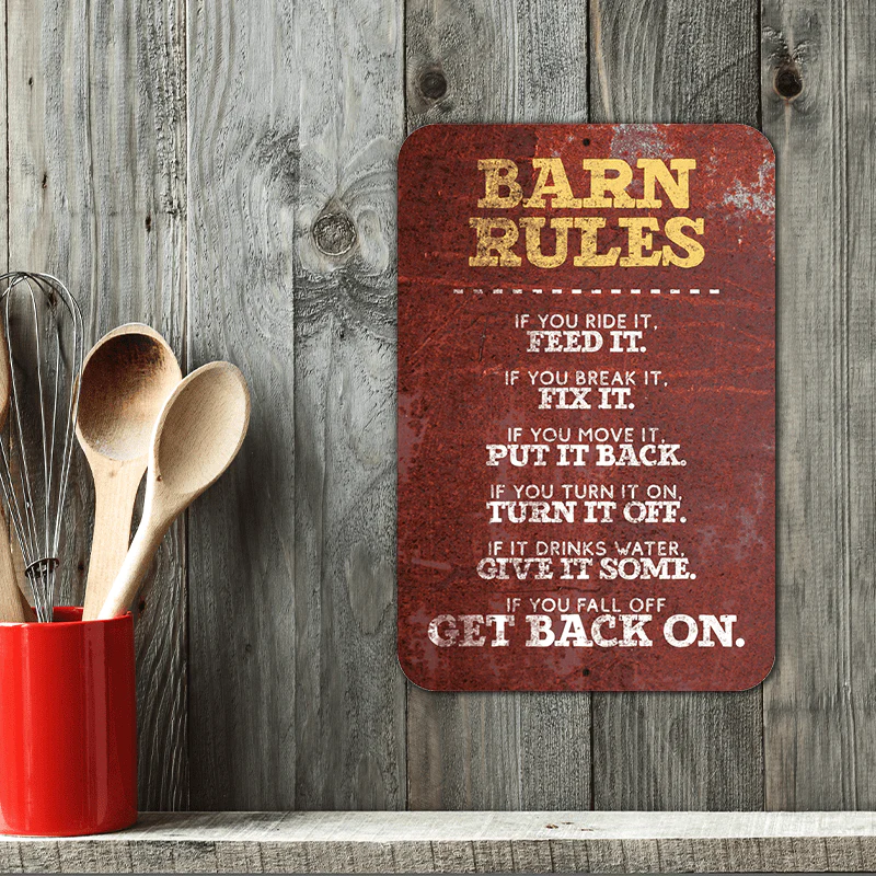 Barn Rules (UV Steel)