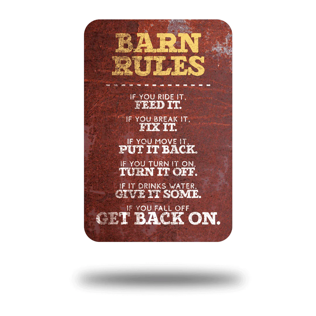 Barn Rules (UV Steel)