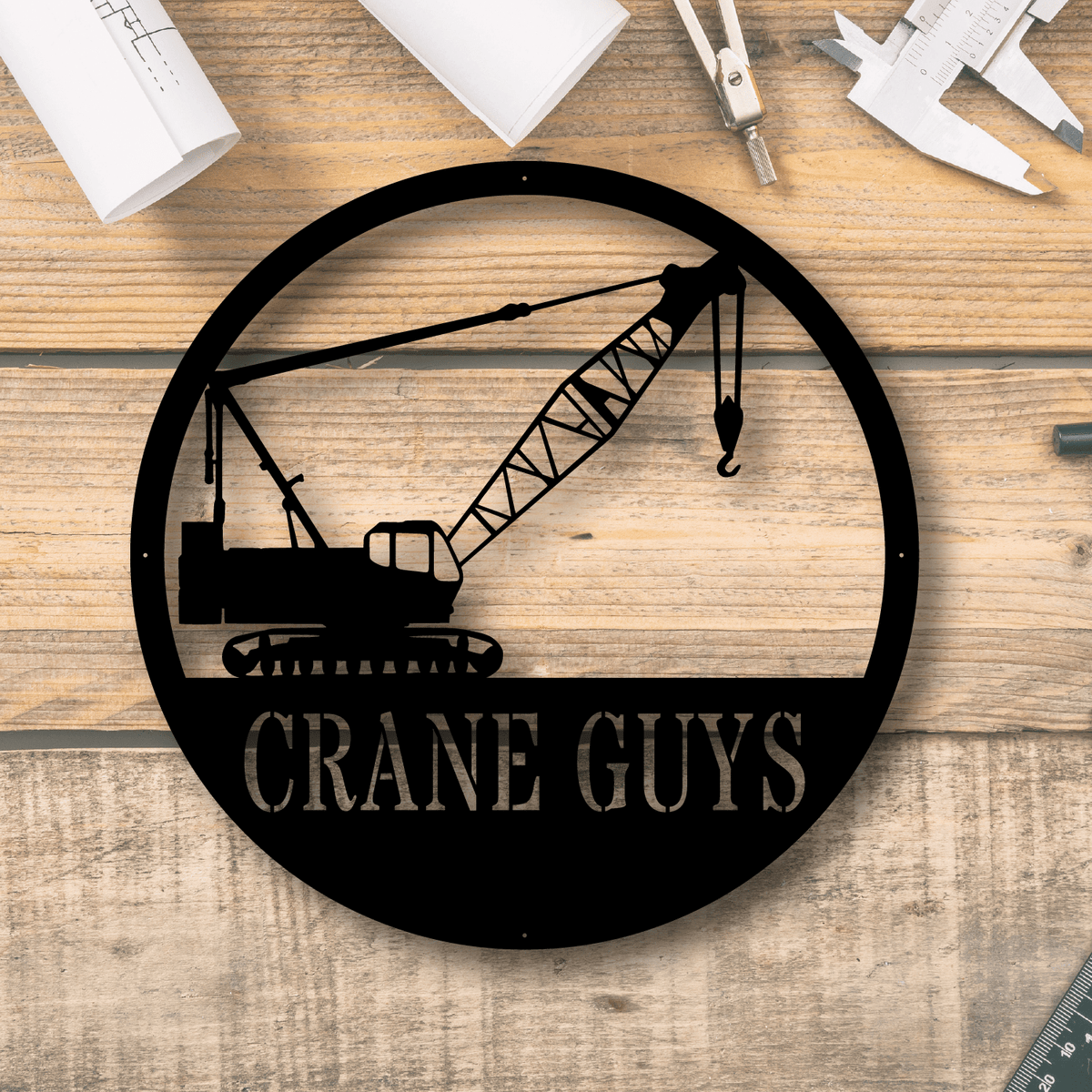 Crane Vehicle Monogram