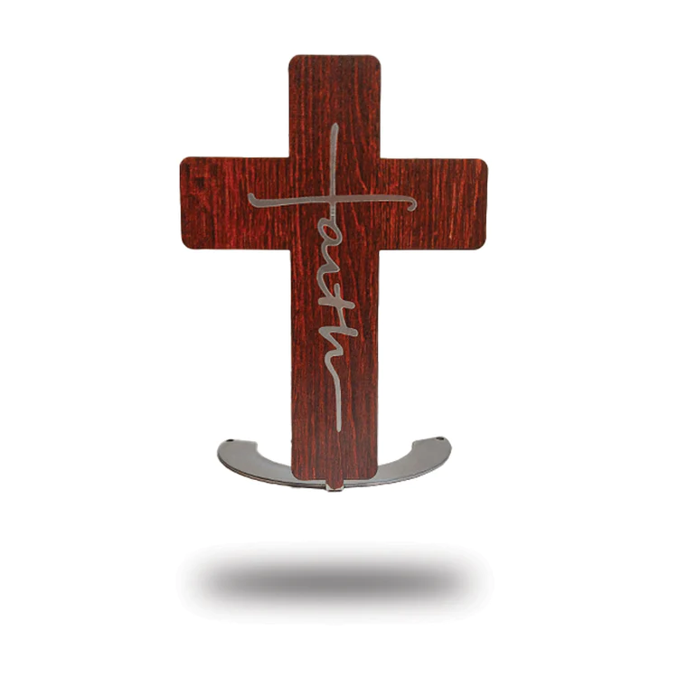 Faith Cross - Pop-Up Stand (UV Steel)