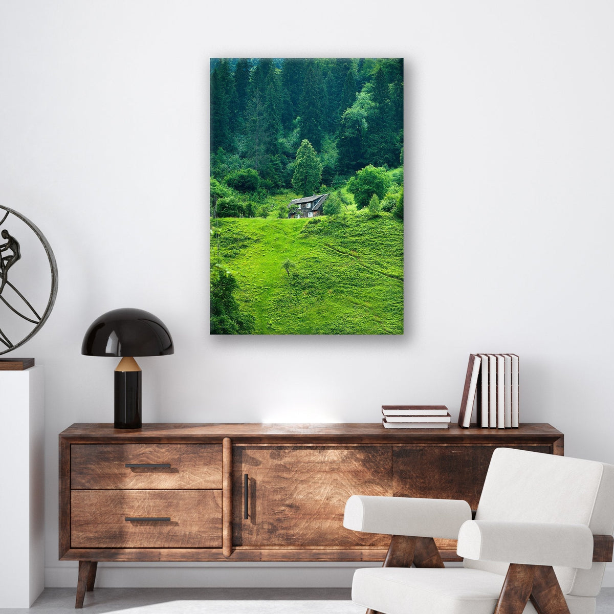 Forest House - Metal Print