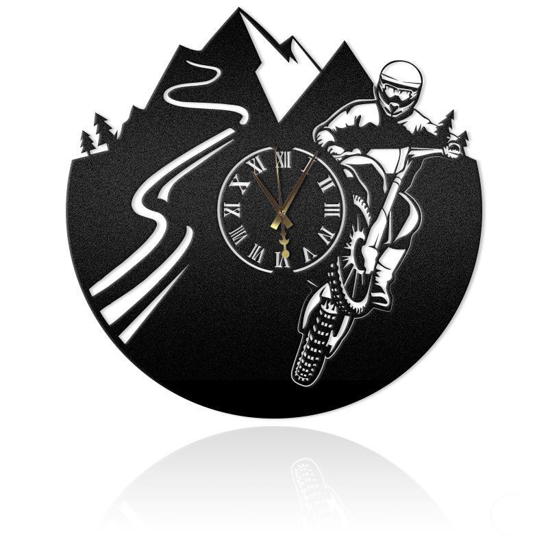 Terrain Motorcycle Clock
