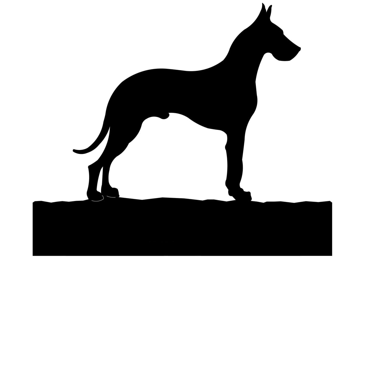 Great Dane dog address stake