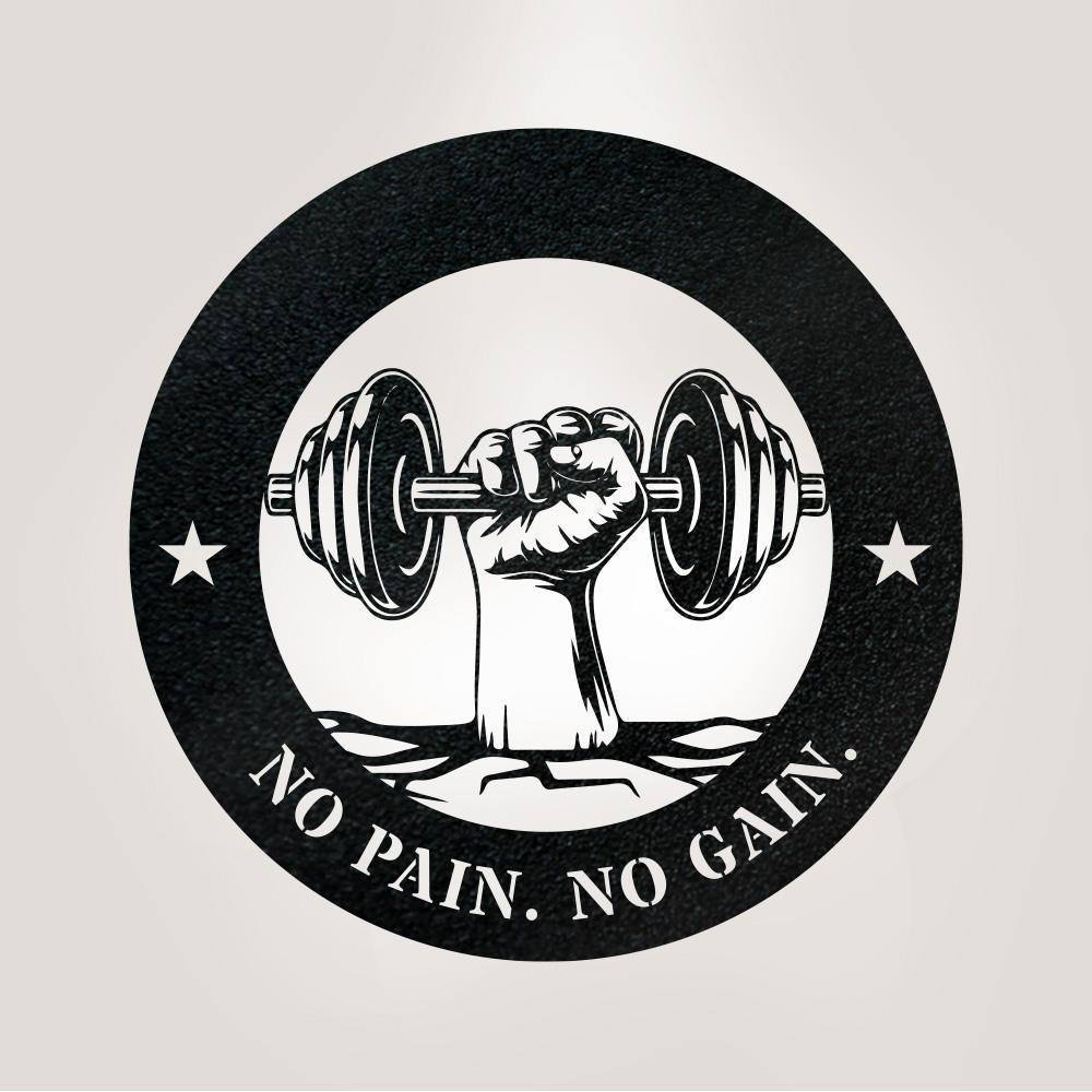 Gym Dumbbell Sports Monogram