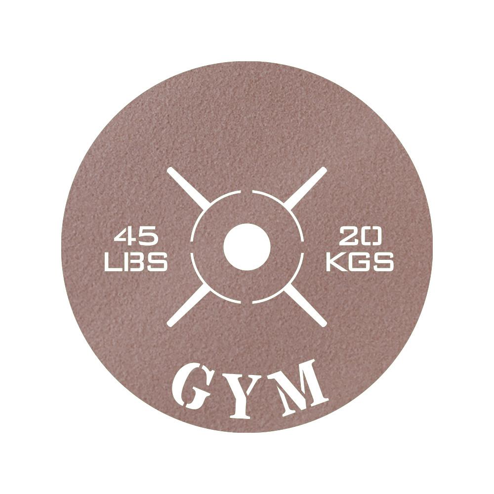 Gym Weight Plate Sports Monogram