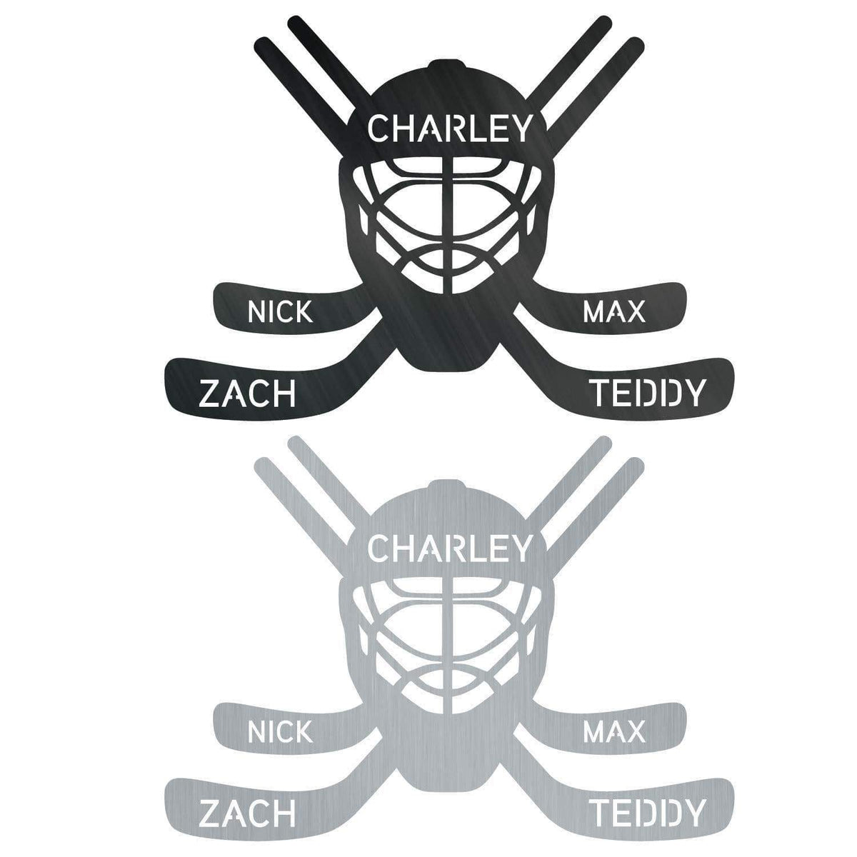 Hockey Sticks Sports Monogram