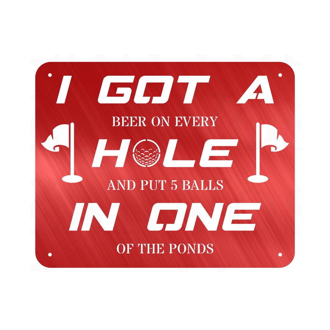 Hole In One Golf Monogram