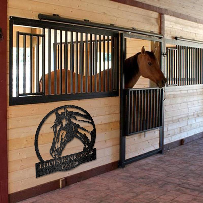 Horse Barn Ranch Monogram