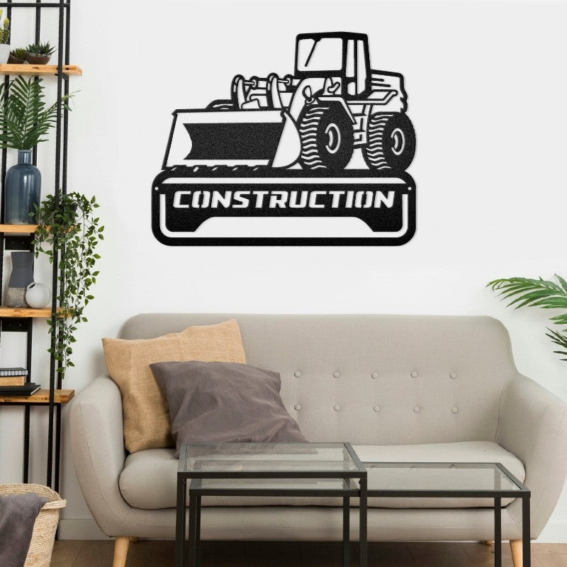 Construction Machines Vehicle Monogram