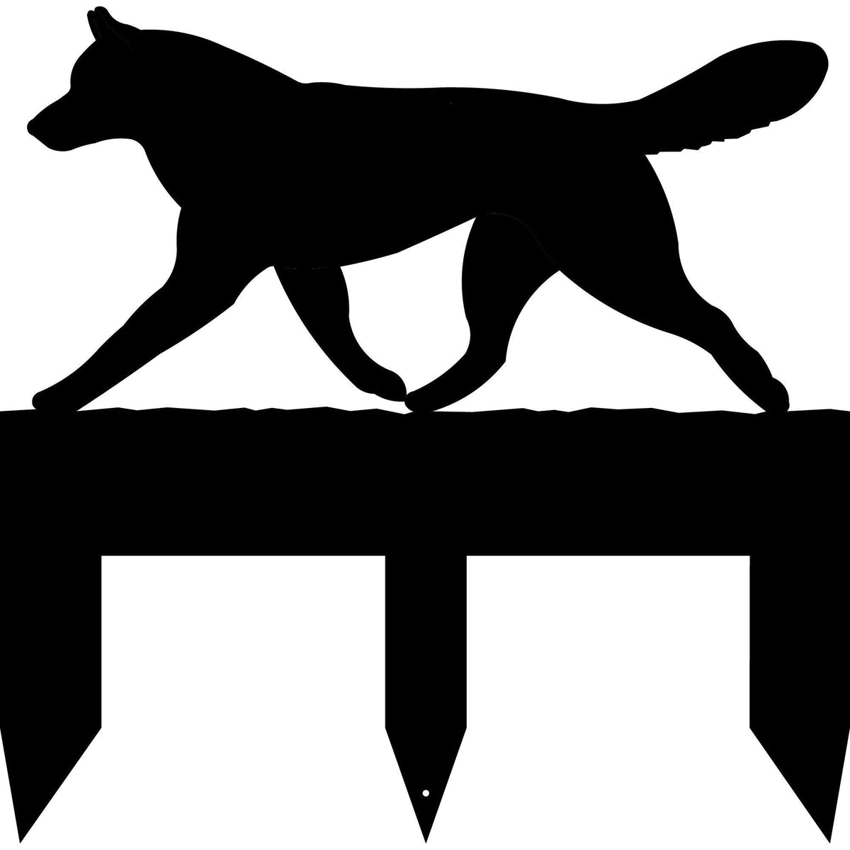 Husky II dog address stake