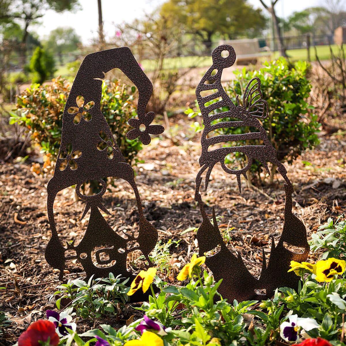 Gnome Stakes Garden Art