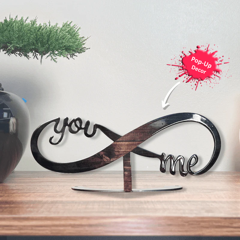 Infinity Sign - Pop-Up Stand (UV Steel)