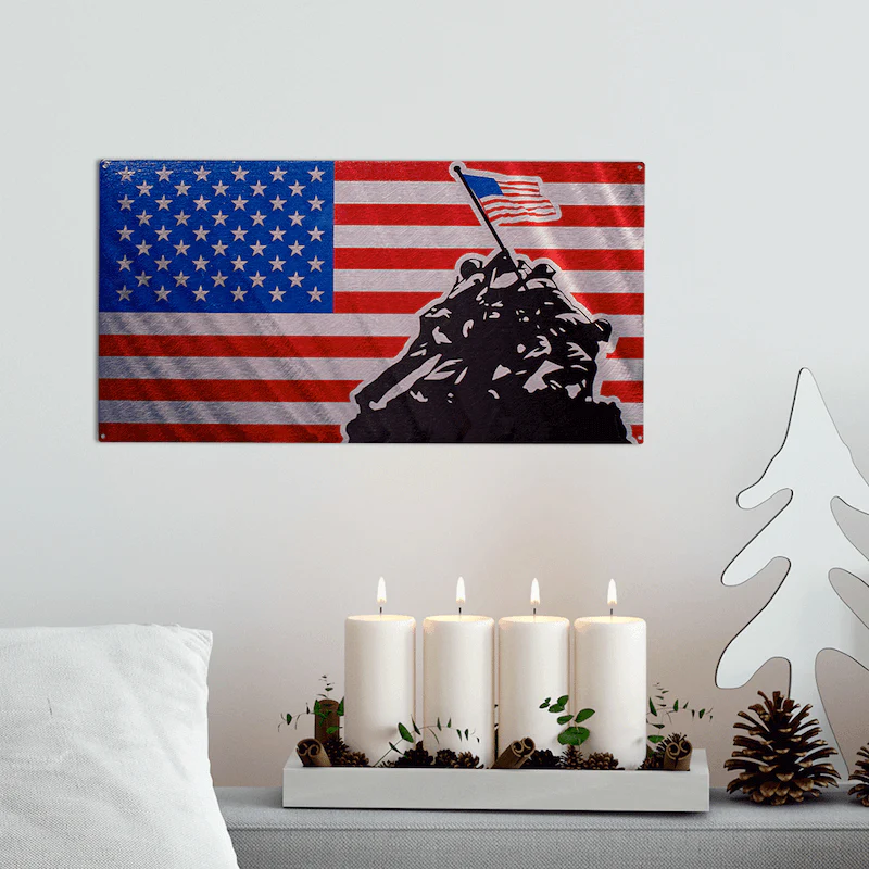 Authentic American Flag (UV Steel)