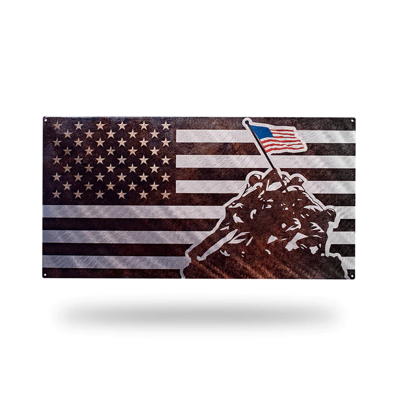 Authentic American Flag (UV Steel)