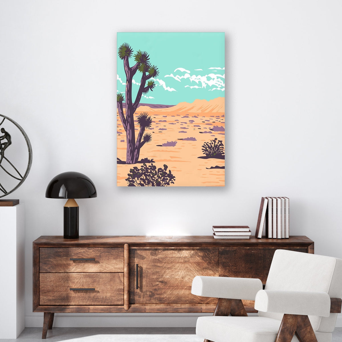 Joshua Tree Poster - Metal Print