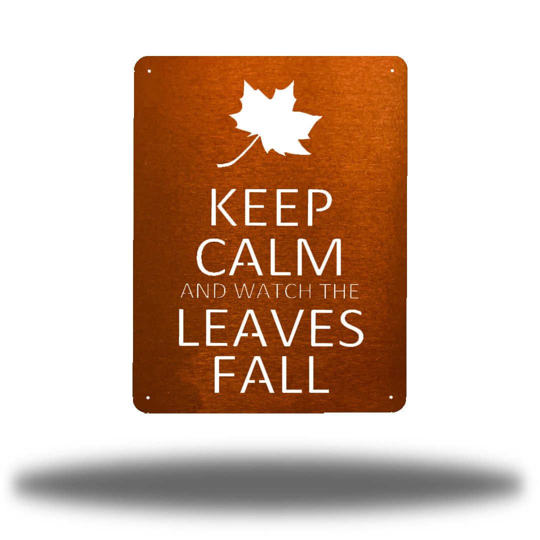 Keep Calm Fall Quote Wall Art