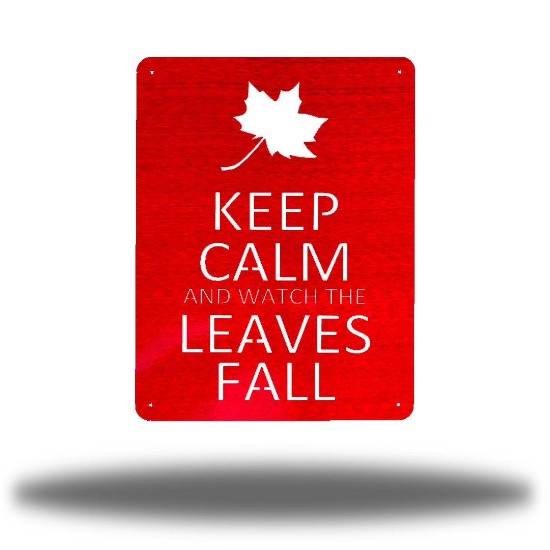 Keep Calm Fall Quote Wall Art