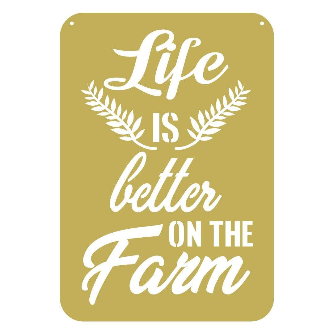 Life Is Better On The Farm Wall Art