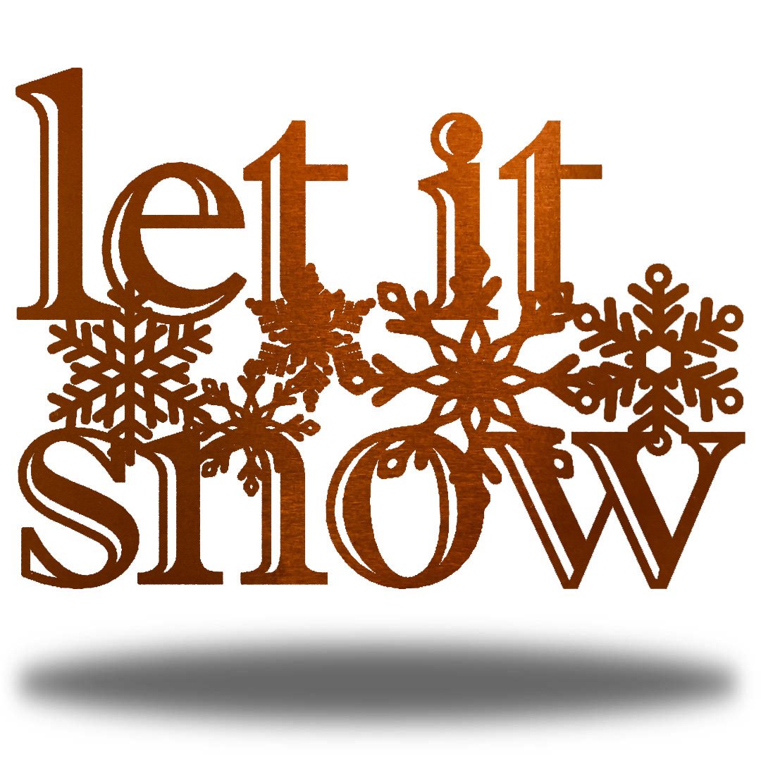 Let It Snow Wall Art