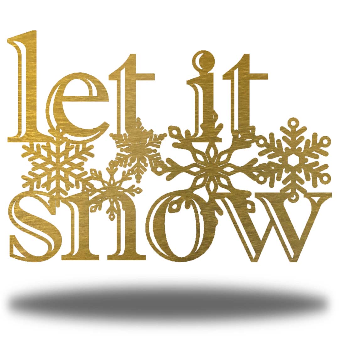 Let It Snow Wall Art