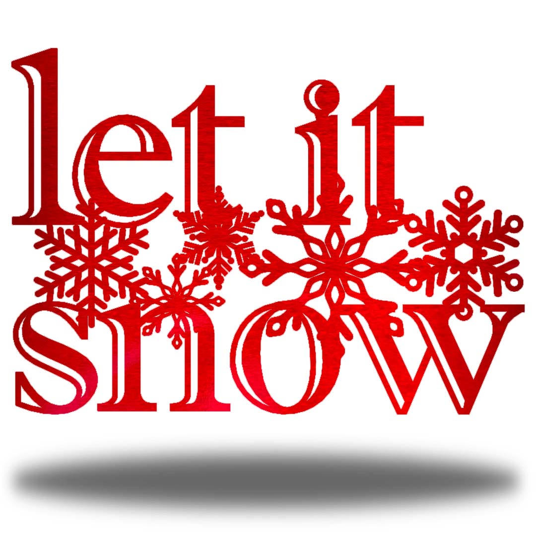 Let It Snow Wall Art