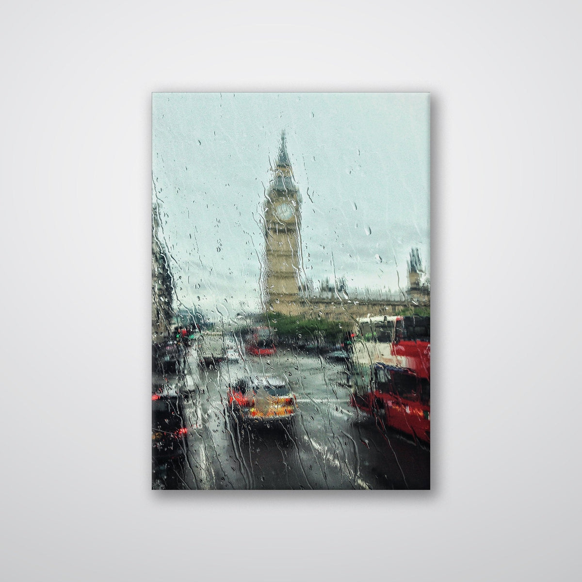 London Rain - Metal Print