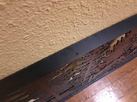 Buck Deer Rubbing Doe Hunting Metal Balcony / Staircase Panels