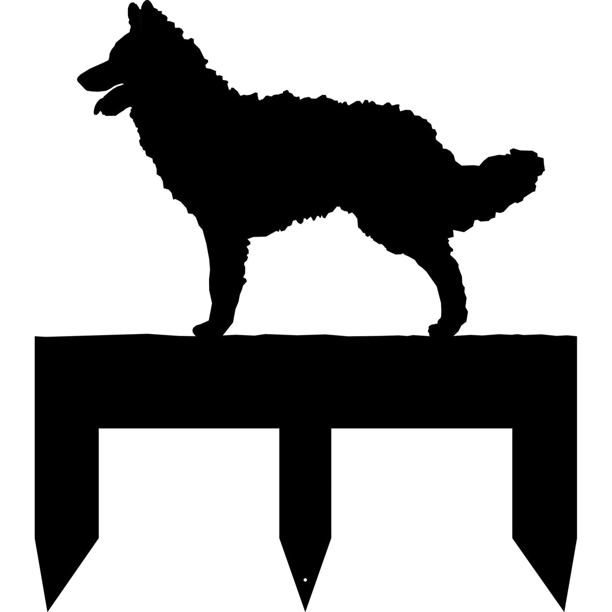 Mudi dog address stake