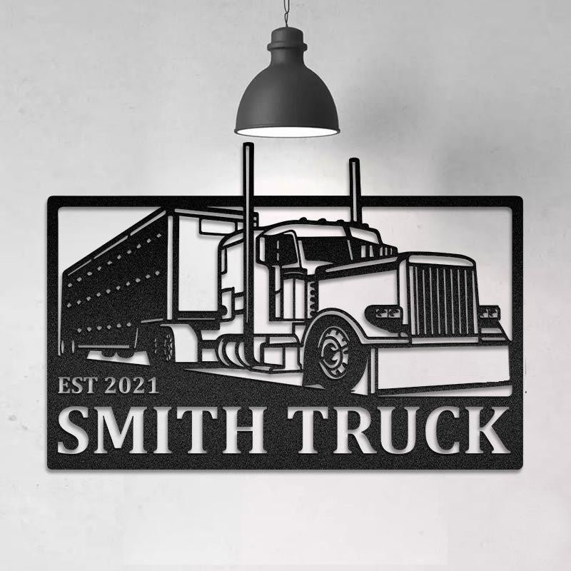 Trucking Company Vehicle Monogram