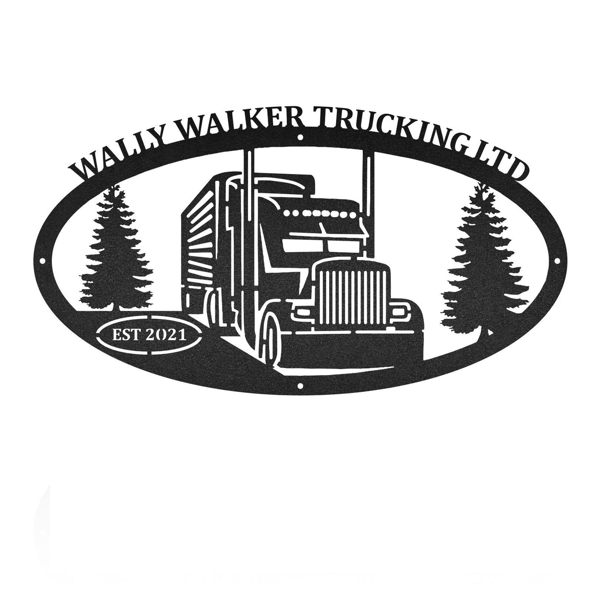 Peterbilt Truck Vehicle Monogram