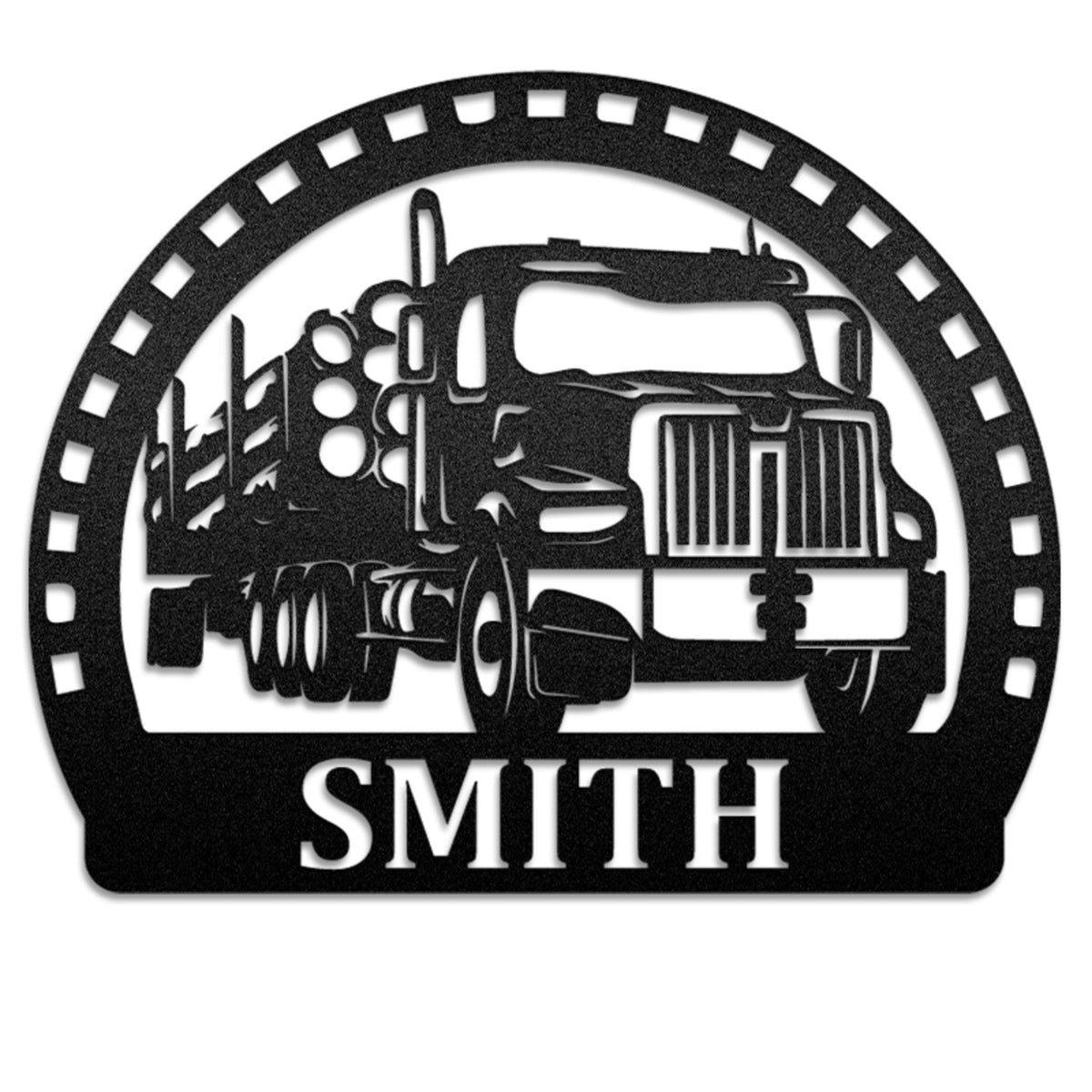 Vintage Logging Vehicle Monogram