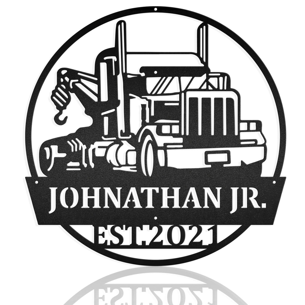 Towing Truck Monogram