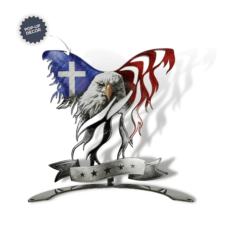 Patriotic Eagle - Pop-Up Stand (UV Steel)