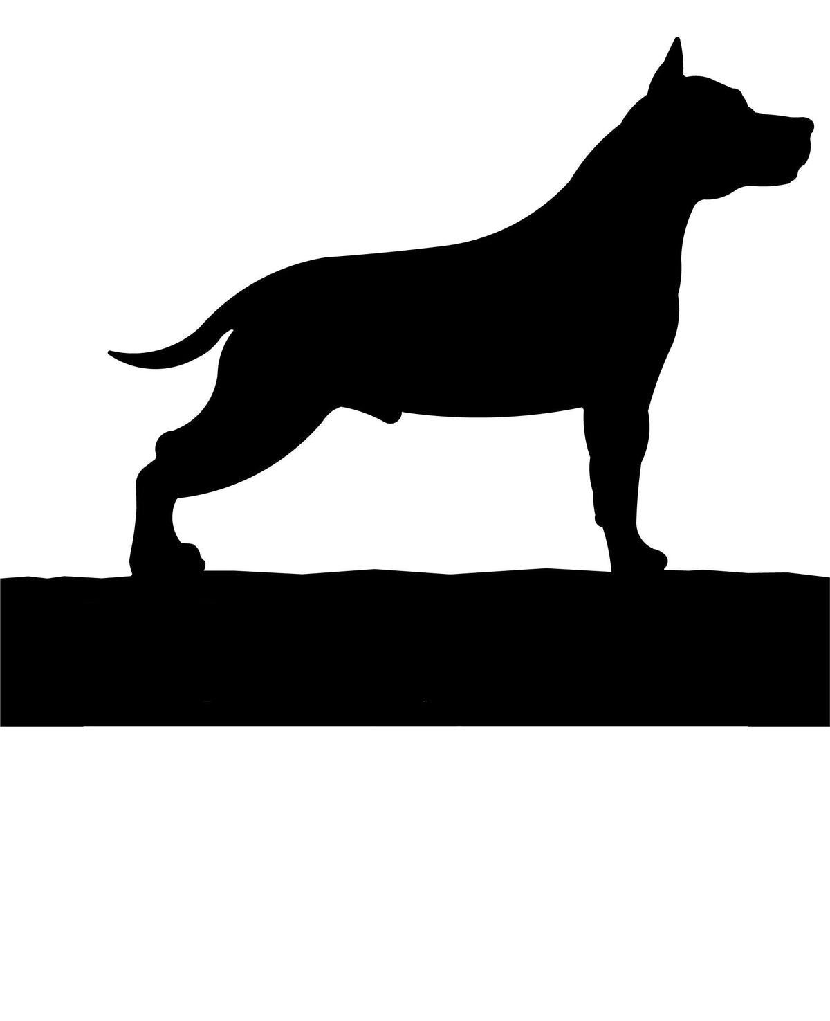 AmStaff | Pit Bull dog address stake