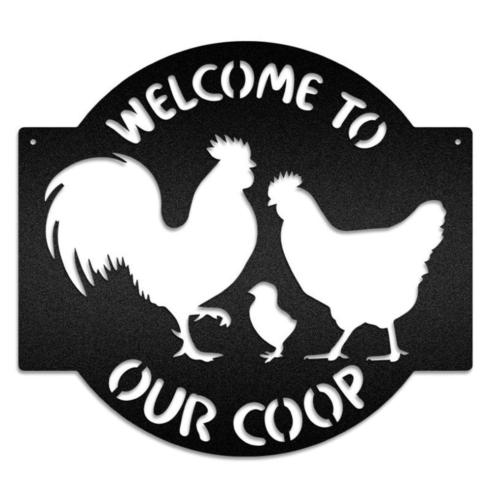 Welcome to our Coop farm Wall Art
