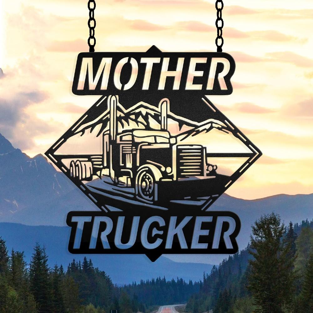 Mother Trucker Truck Wall Art