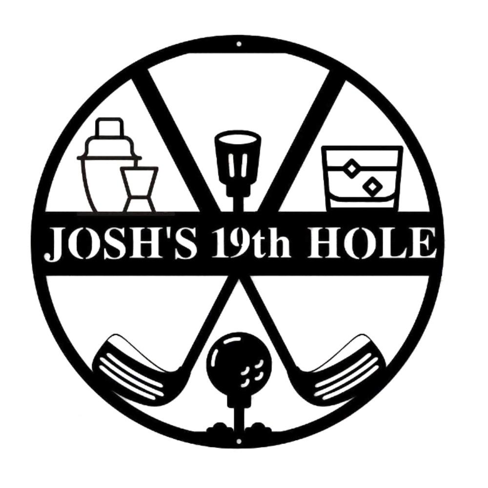 19th Hole Golf Monogram