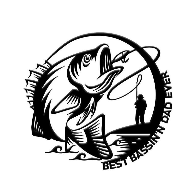 Bass Fishing Monogram