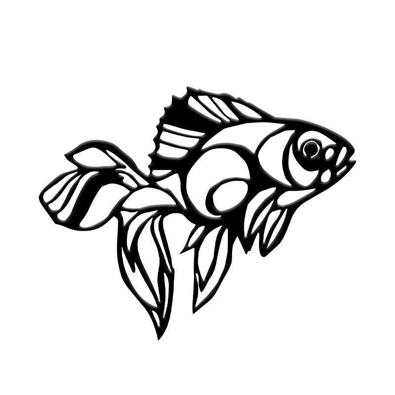 Gold Fish Trout Fishing Monogram