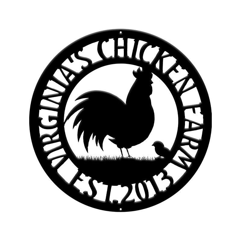 Chicken Coop Farm Monogram