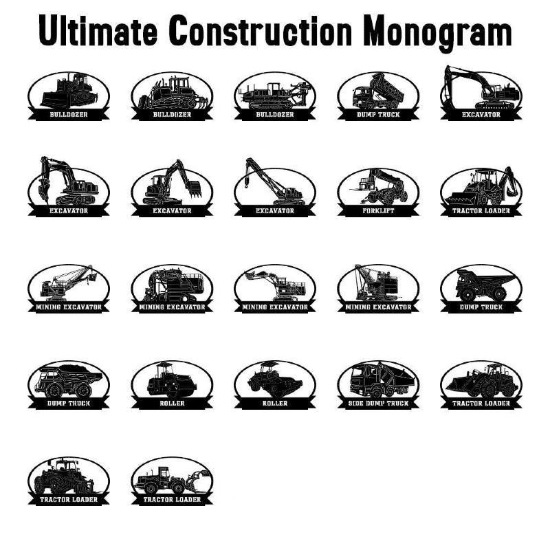 Ultimate Construction Monogram
