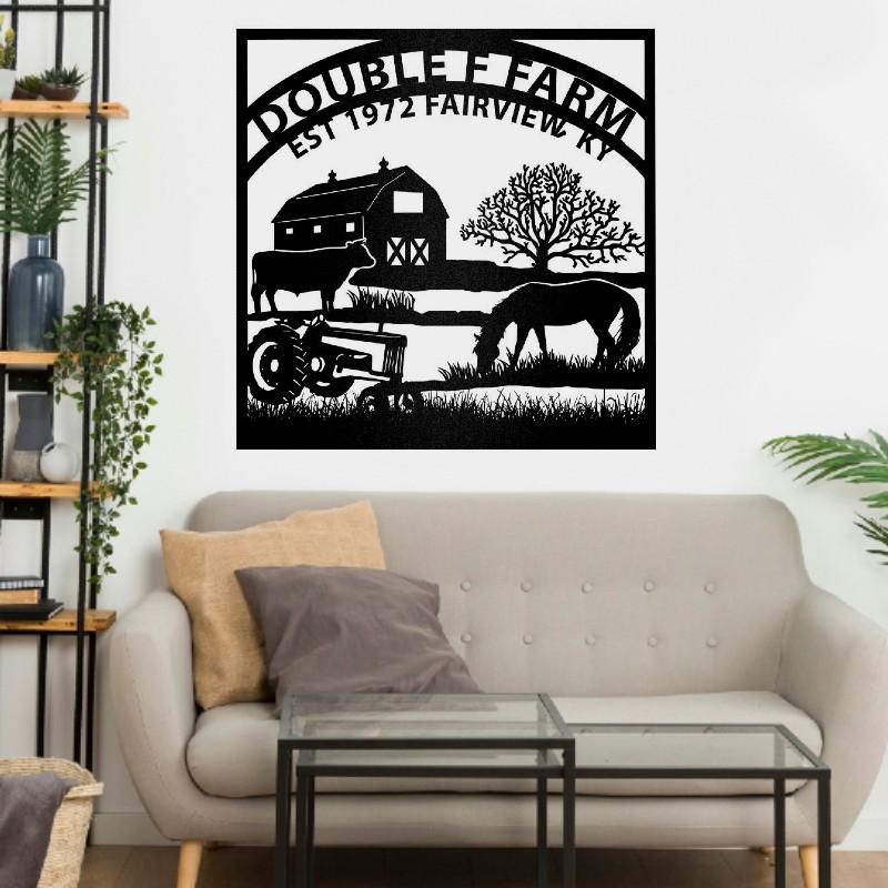 Custom Outdoor Ranch Monogram