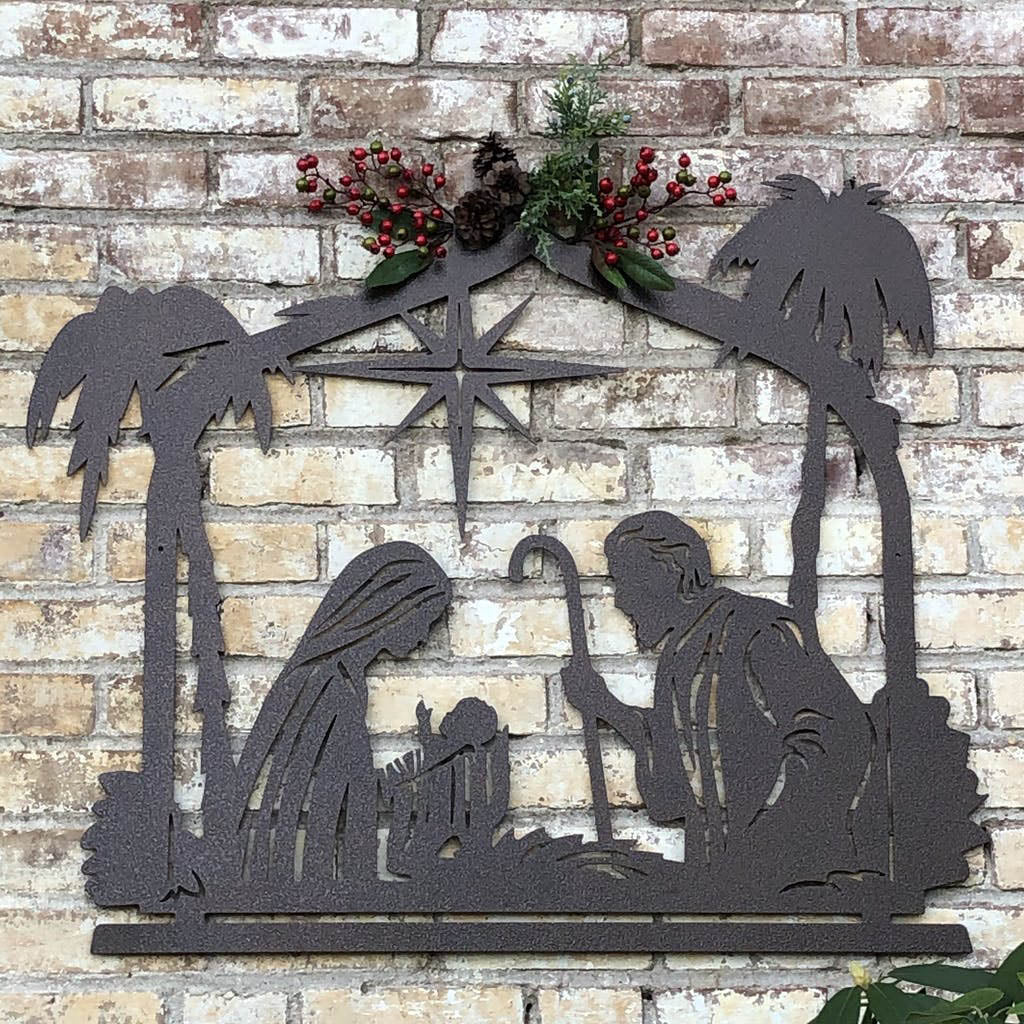 Nativity Scene Christmas Wall Art