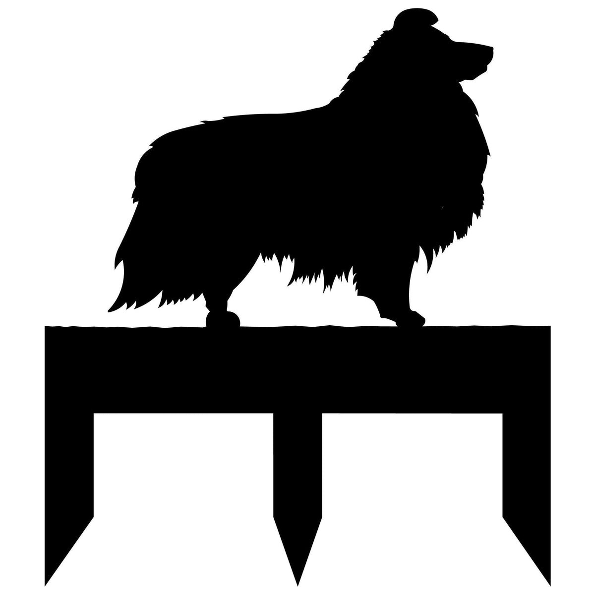 Shetland Sheep Dog address stake
