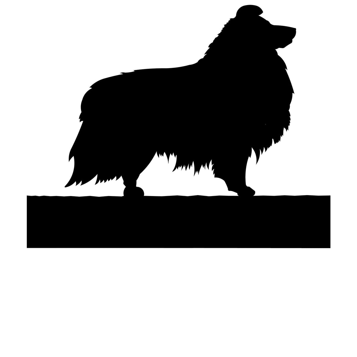 Shetland Sheep Dog address stake
