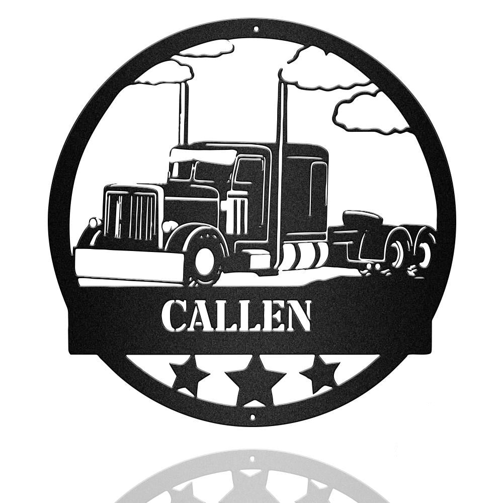 Truck Custom Text Vehicle Monogram